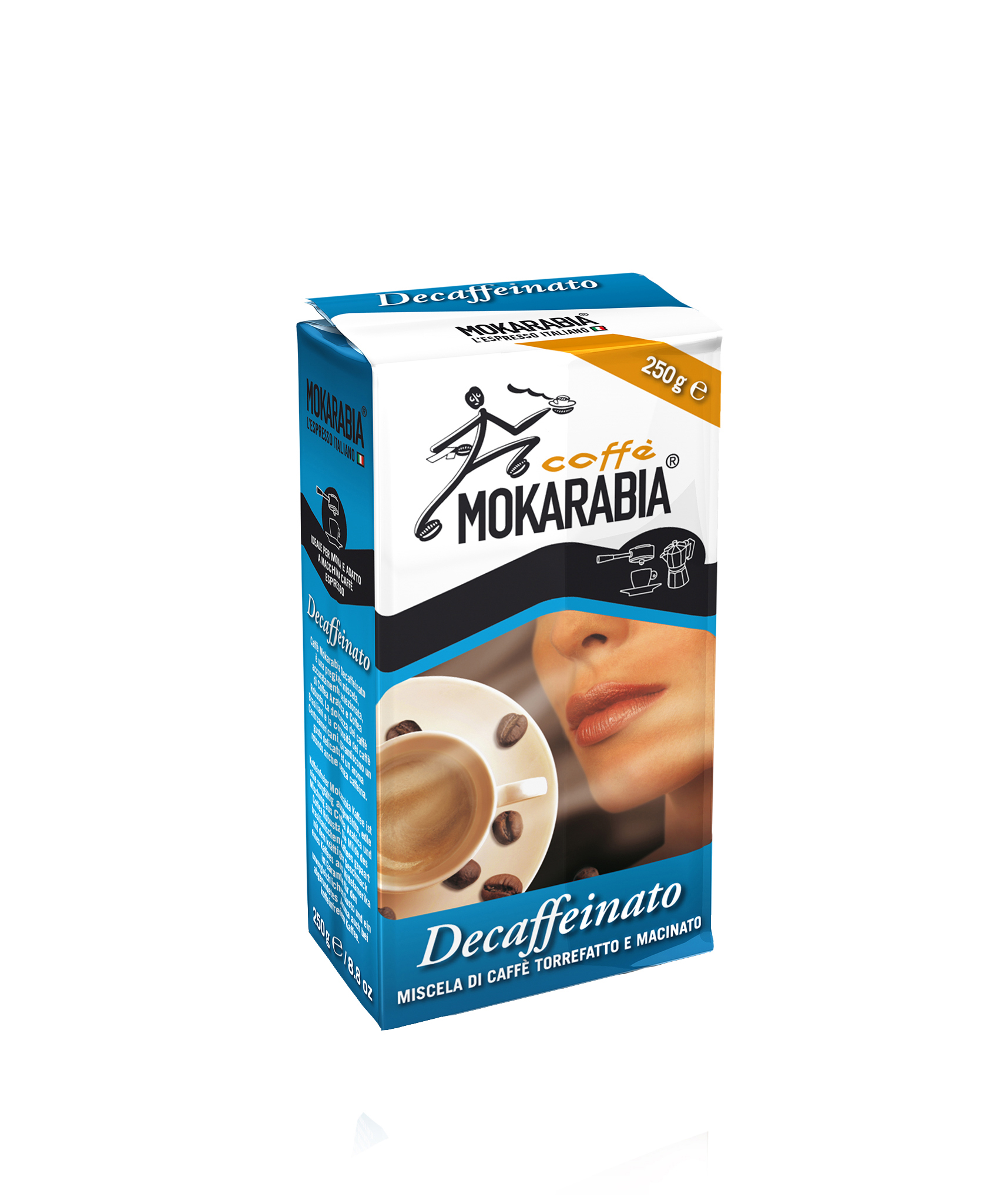 Mokarabia GDO_Deca 250 - WillowBrew Caffe Mokarabia Decaf Ground Coffee
